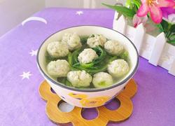 空心菜圆子汤