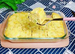 西兰花玉米鸡肉糕（芝士焗烤版）