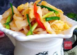 鸡蛋炒米皮的做法图解7