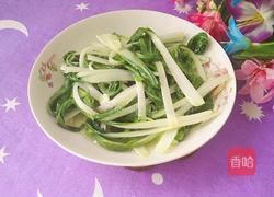 清炒黑叶白的做法图解12