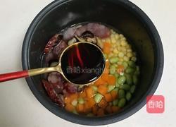 腊肠时蔬焖饭的做法图解5