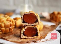 蛋黄月饼(螃蟹造型)的做法图解15