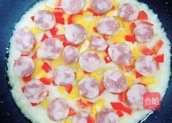 腊肠土豆米饭披萨(平底锅版)的做法图解12