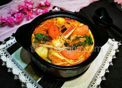 韩国泡菜芝士火锅