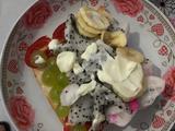 自制吐司水果沙拉的做法[图]