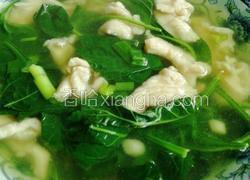 辣椒叶鸡肉片汤