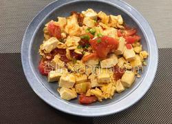 西红柿炒豆腐鸡蛋