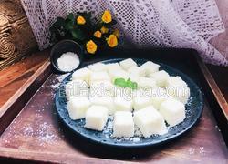 超好吃的牛奶小方，奶香十足，一次就成功