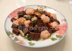 虾滑炒鸭血