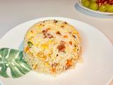 香肠三丁蛋炒饭的做法[图]