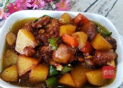 土豆胡萝卜烧茄子的做法图解8