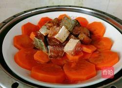 胡萝卜蒸海鱼的做法图解8