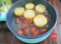 白菜玉米清脂养颜汤的做法图解4