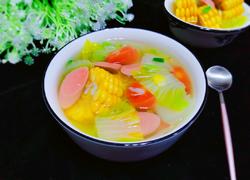 白菜玉米清脂养颜汤
