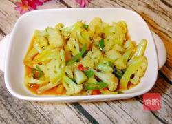 炒花菜的做法图解7