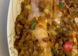 蒜泥粉丝开背竹节虾的做法图解5