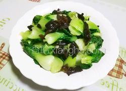 黑木耳炒青菜
