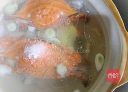 捞只蟹子做汤喝的做法图解4