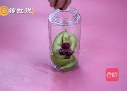 牛油果蔓越莓果昔的做法图解4