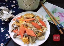 平菇胡萝卜炒鸡蛋的做法图解8