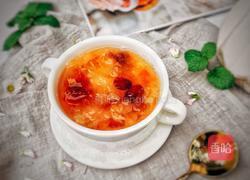 养颜润肺汤(蔓越莓桃胶银耳雪梨汤)的做法图解9