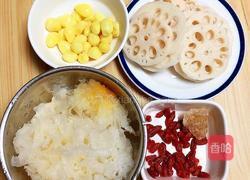 白果莲藕银耳汤（健脾养颜）的做法图解3