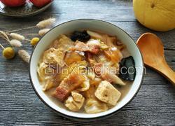 白菜五花肉炖冻豆腐