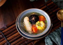 香菇玉米胡萝卜鸡汤