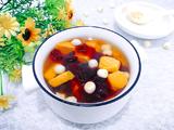 莲子桃胶红薯汤