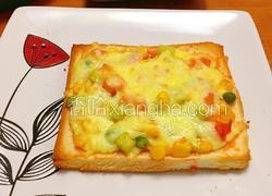简单美味的土司披萨