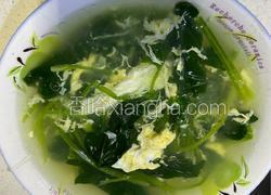 菠菜鸡蛋粉丝汤