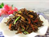 茶树菇炒五花肉
