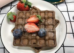 巧克力华夫饼