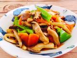 青椒炒蘑菇