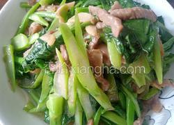 蚝油牛柳菜芯