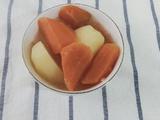 抗疫简餐胡萝卜土豆双蒸