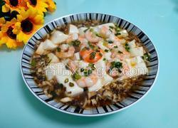 大虾蒸豆腐