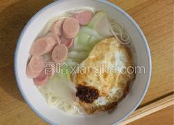 儿菜鸡蛋面条