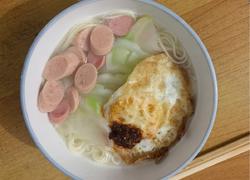 儿菜鸡蛋面条