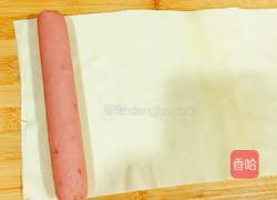 豆皮火腿卷的做法图解4