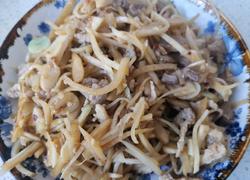 家常芥菜丝咸菜炒肉丝