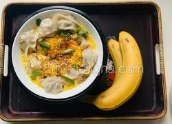 荠菜馄饨抱蛋便当