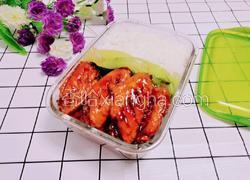 蜜汁鸡翅便当