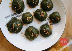 芝麻花生青团的做法图解9