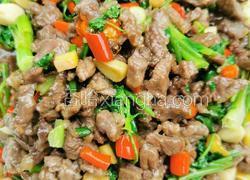 香菜牛肉丁