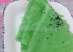 菠菜鸡蛋饼