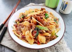 杏鲍菇炒牛肉
