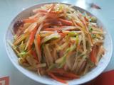 酸辣胡萝卜青椒土豆丝