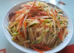 酸辣胡萝卜青椒土豆丝