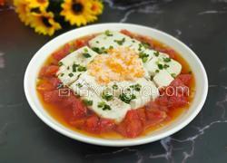 虾泥番茄蒸豆腐